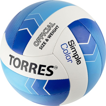 Купить Мяч волейбольный Torres Simple Color любительский р.5 в Нижнеудинске 